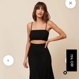 Lennon black rib crop from Whimsy & Row 🖤